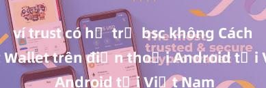 ví trust có hỗ trợ bsc không Cách tải Trust Wallet trên điện thoại Android tại Việt Nam